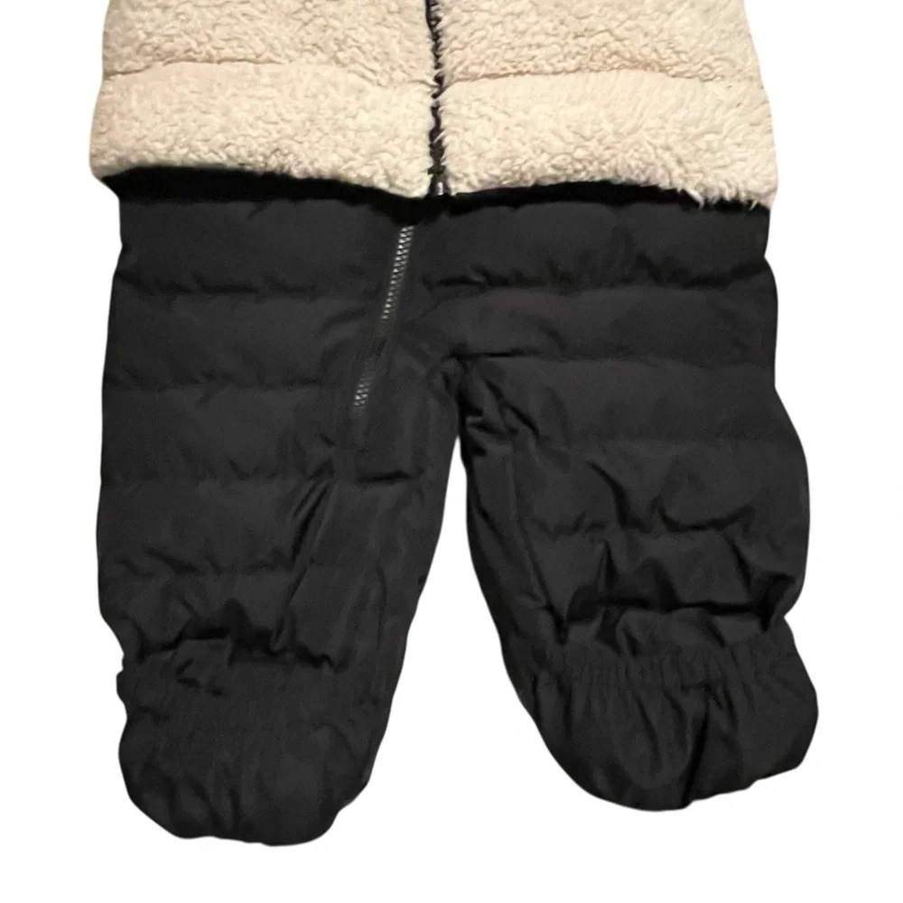Noruk Sam Baby One-Piece Snowsuit Bunting‎ Black and Cream 12 months